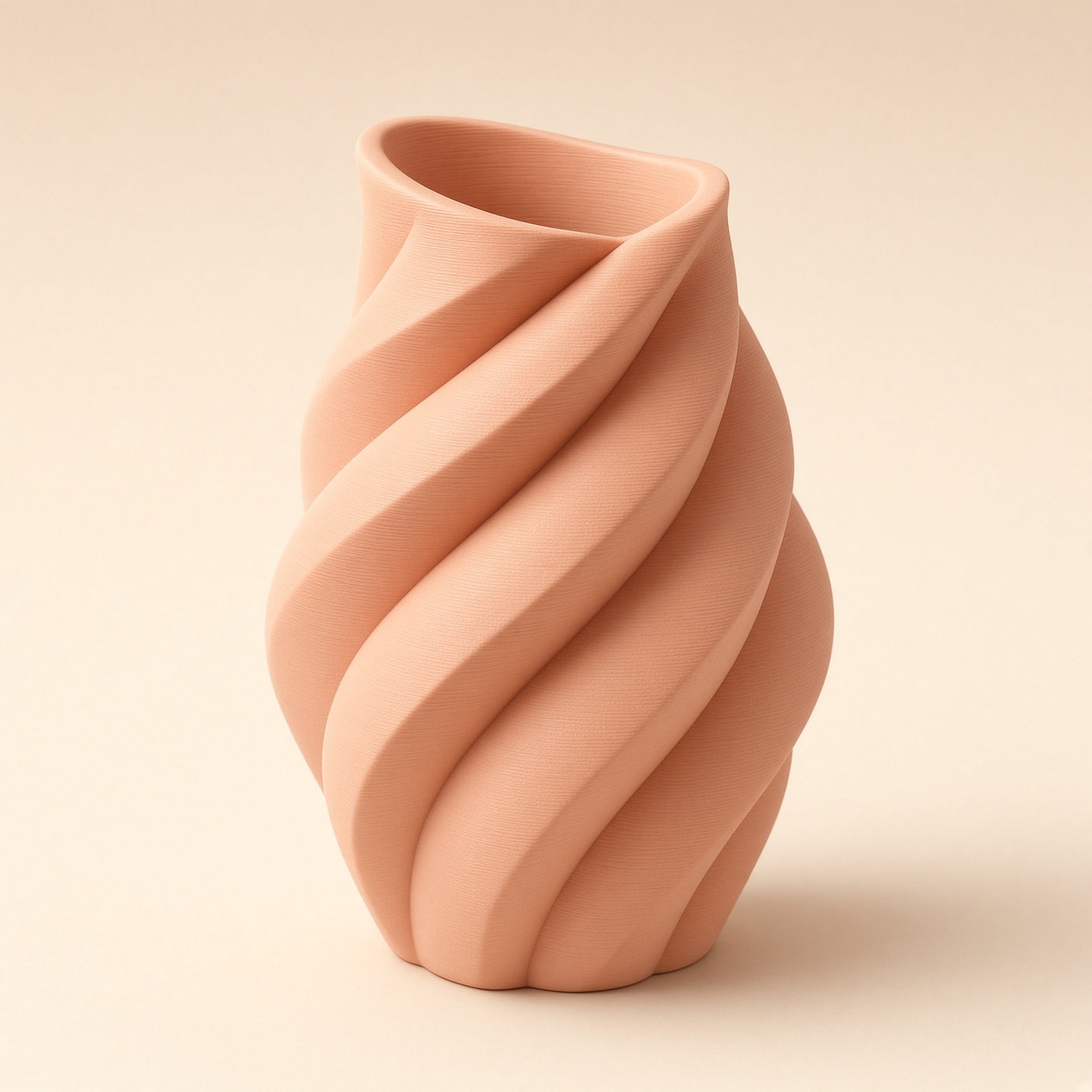 Vase torsadé